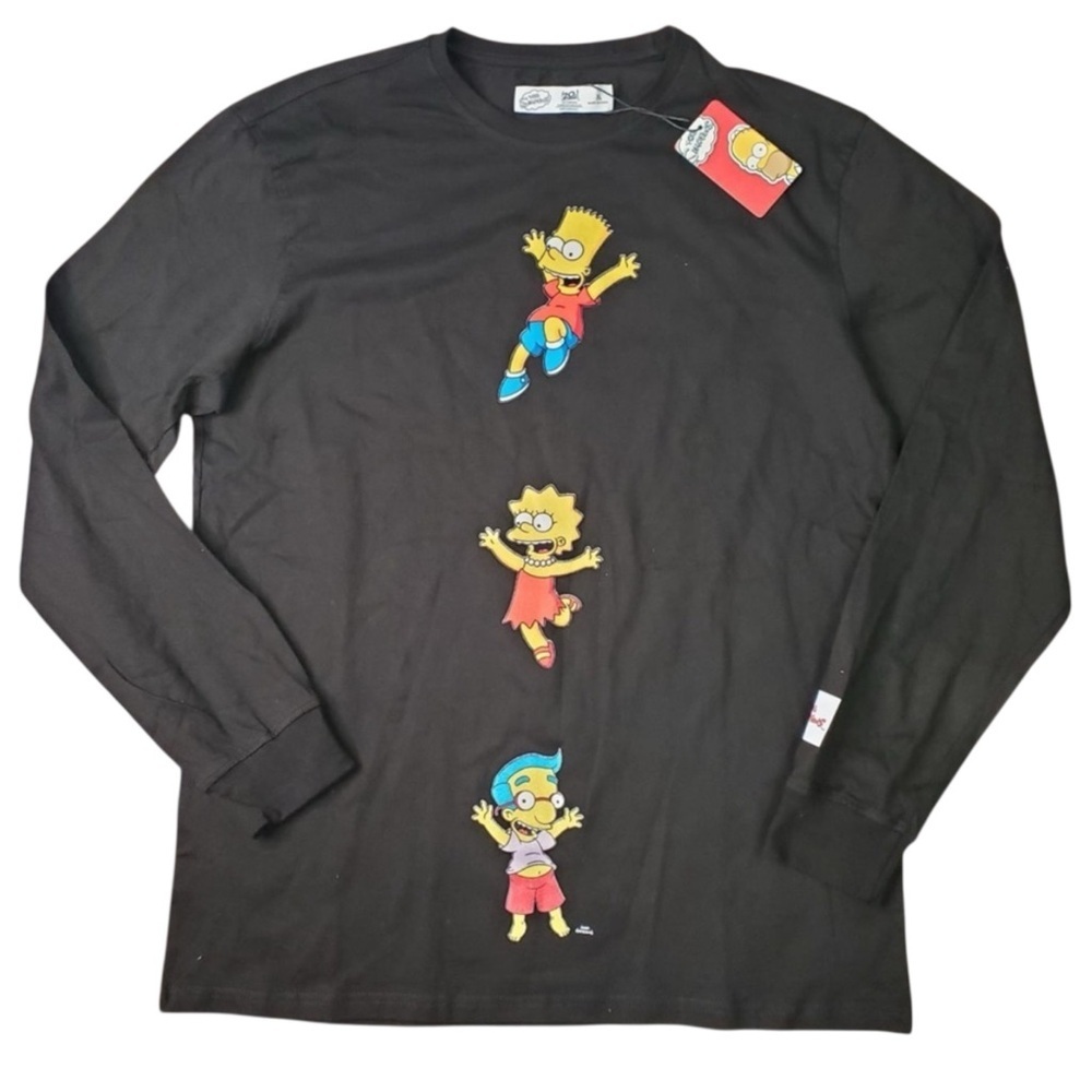 Sz Xl longsleeve tee simpsons black